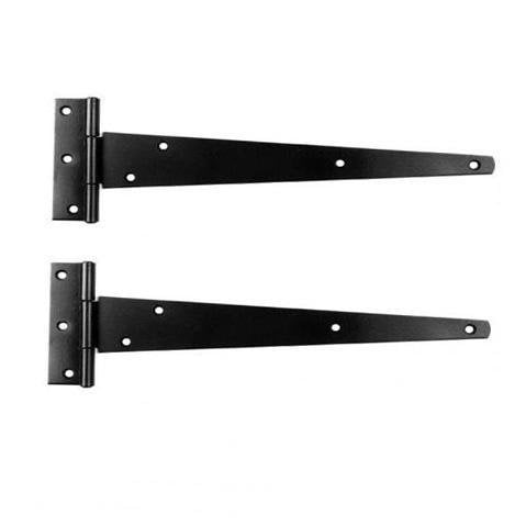 6'' Tee Hinges Black Plastic Header 5227 TH6  (Parcel Rate)