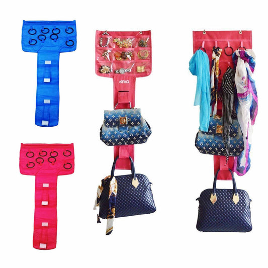 Wardrobe Bag Scarves and Jewellery Storage Assorted Colours 2011 (Parcel Rate)