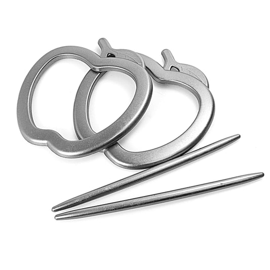 Plastic Curtain Holder Ring Apple Design Assorted Colours 1774 (Large Letter Rate)