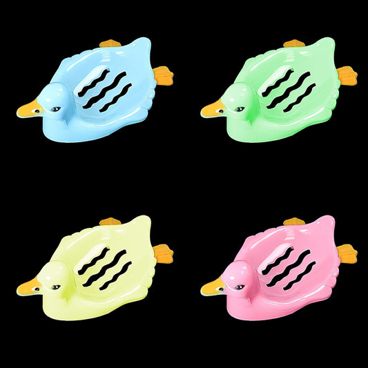 Household Kitchen Bathroom Duck Shape Soap Holder 4 Colours 13cm Approx 3108 (Parcel Rate)