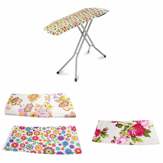 Cushioned Fabric Ironing Board Cover 140 x 50 cm Assorted Designs 2250 (Big Parcel Rate)