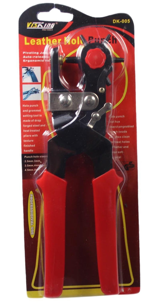 Revolving Leather Belt Hole Puncher Plier Puncher 2.5 - 5mm 5214 A (Parcel Rate)