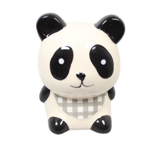 Children's Ceramic Piggy Bank Money Box Animal Design 10 x 8 cm Assorted Designs 5596 (Parcel Rate)