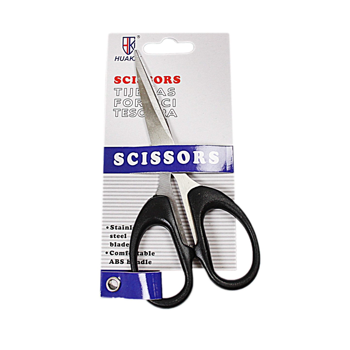 Stainless Steel Scissors with ABS Handle Comfortable Grip 3683 (Large Letter Rate)