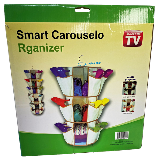 SMART Carousel Organiser Home Bedroom UK2308 (Parcel Rate)