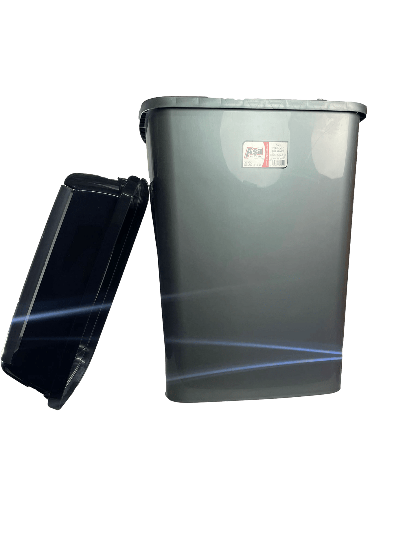 Plastic Swing Bin 50 Litre 30 x 39 x 63 cm UP122 / BB50 (Big Parcel Rate)