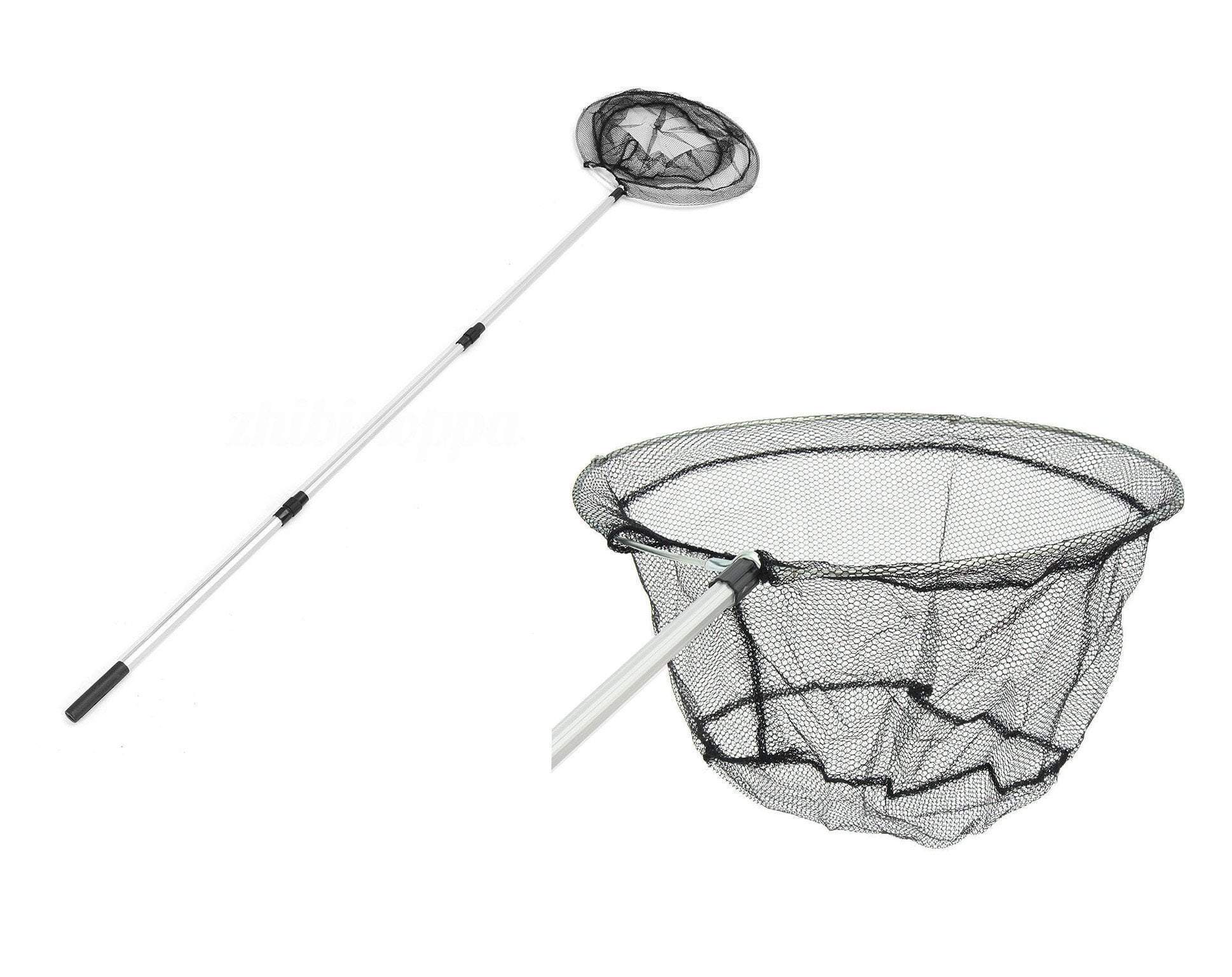 extendable pole fishing net 190cm 92cm 55cm Telescopic Landing Folding Extendin Fishcampvietnam The pole itself can be compacted to a size of 1.1m Folding Extending Fishing Net Landing