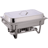 Stainless Steel Banquet Chafing Dish Single Compartment 9.5L 1465 / 1463 A (Big Parcel Rate)