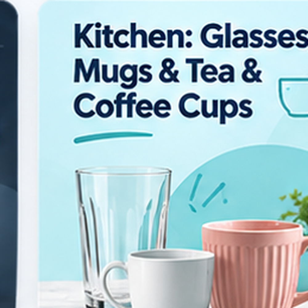 Kitchen: Glasses, Mugs & Tea and Coffee Cups