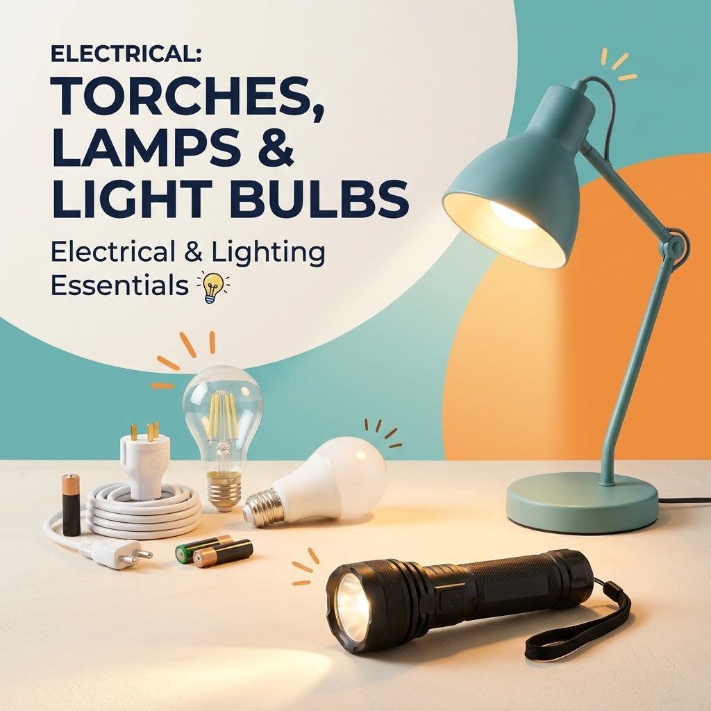 Electrical: Torches, Lamps & Light Bulbs