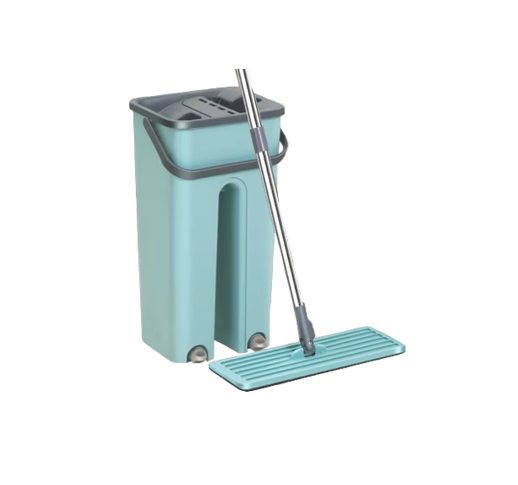 Flat Mop Bucket Set Plastic 5L Assorted Colours 0031