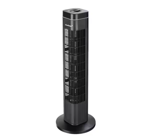 Cooltone 29 Inch Square Tower Fan 16.8 x 16 x 73.7 cm 220 - 240V Black 0116 / F29 (Big Parcel Rate)