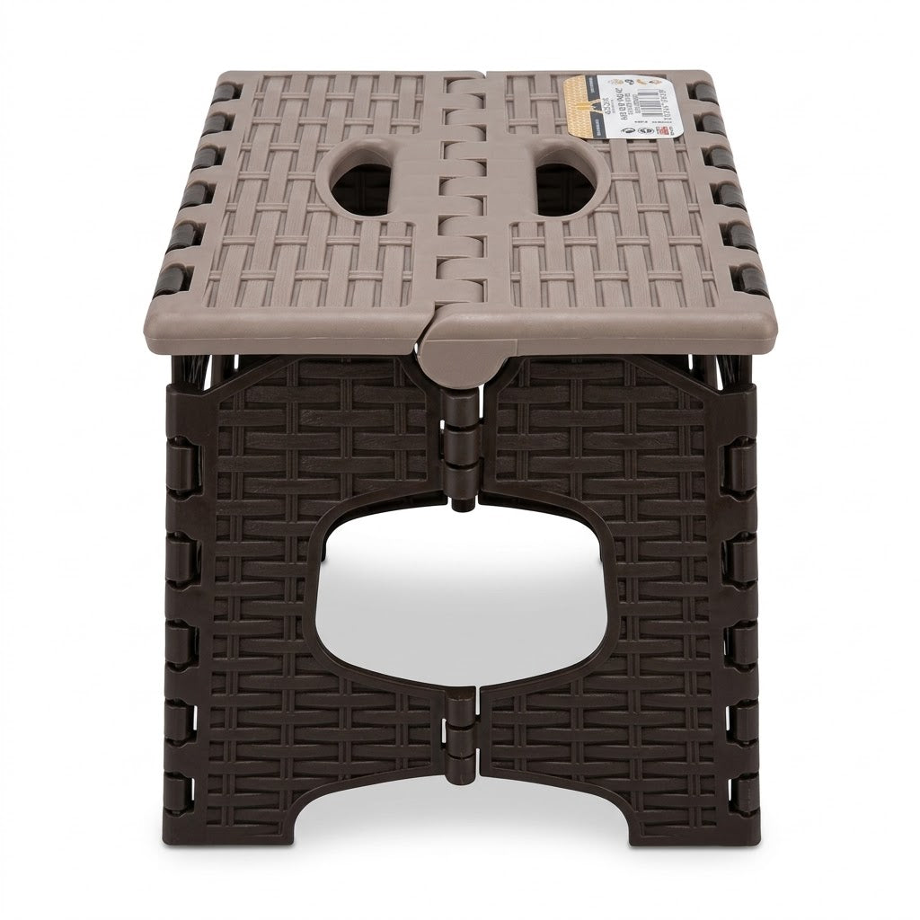 Folding Stool Portable Compact Design 29 x 34 x 30cm Open 40 x 34 x 4cm Closed 950g SKU645