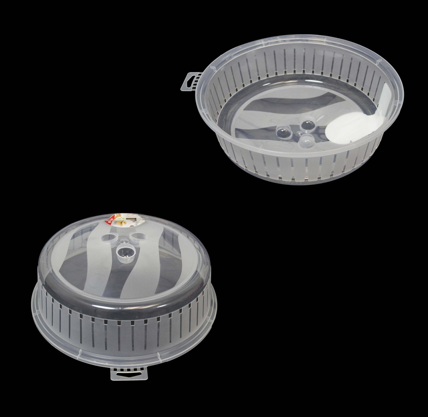 Plastic Microwave Food Plate Cover 26cm D10506 (Parcel Rate)