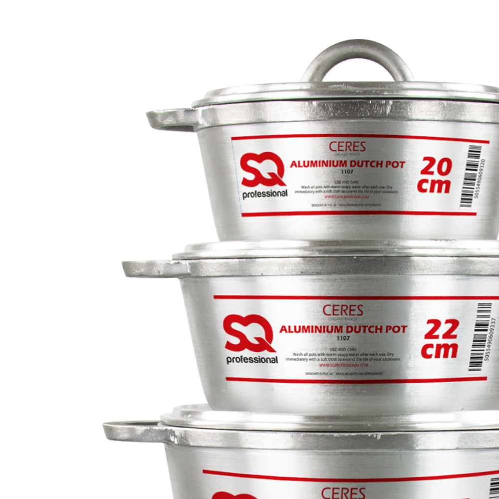 Galaxis Ceres Aluminium Dutch Pot Set of 5 1107 (Big Parcel Rate)