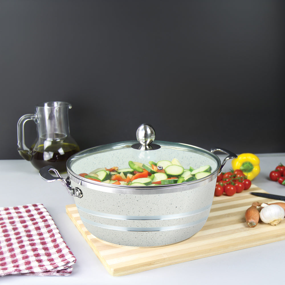 SQ Professional Seramiq Mianra Diecast Stockpot Set of 5 Howlite 11728 (Big Parcel Rate)