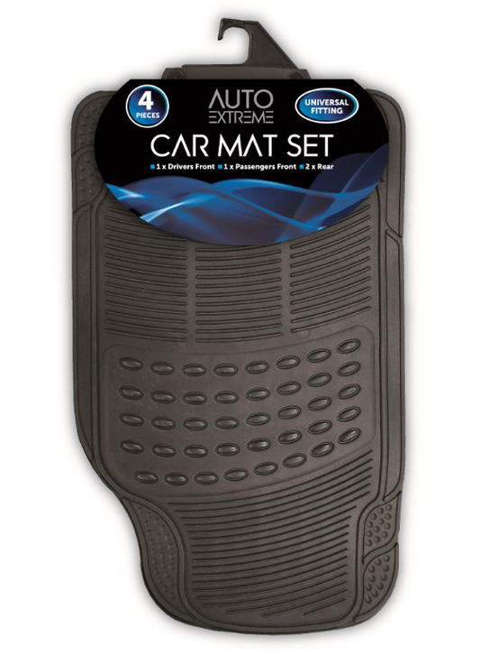Rapide AX Rubberised Car Mat Set of 4 1466 (Parcel Rate)