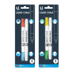 Liquid Chalk, 2pk Assorted 22x7.7x1.5cm 32g SKU P2914