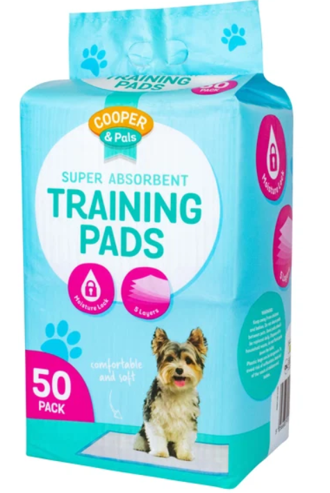 Puppy Training Pads 50pk 60 x 45cm 323582