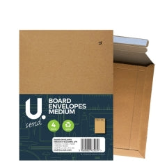 C5 Board Envelopes 175x250mm, 4pk 25x17.5x0.8cm 780g SKU P2246