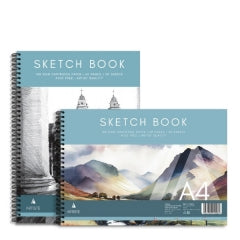 A4 Artist Sketchbook Side & Top Bound Asst 29.7x22x1cm 325g SKU P2843