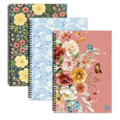 Floral 20x28cm Spiral Notebook 28x20.3x0.4cm 162g SKU P1153