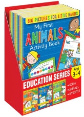 My First Words/Opposites/ Animals Activity Books in CDU 27x20x0.3cm 98g SKU P2832