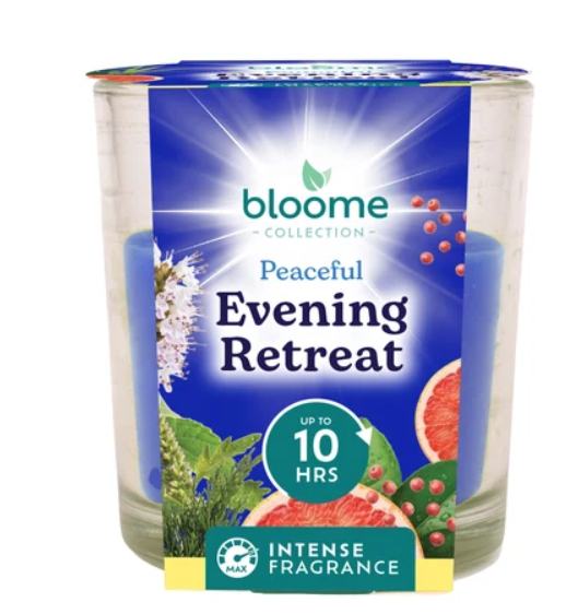Bloome Glass Jar Candle 95g Evening Retreat SKU 324984