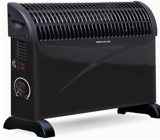 Status Portable Convector Heater – Black, 2000W, 3 Heat Settings, Adjustable Thermostat SKU CONHB2000W1PKB / 2828