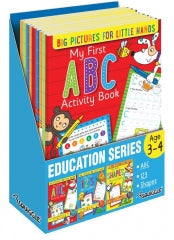 My First ABC/123/Shapes Activity Books in CDU 27x20x0.2cm 100g SKU P2831