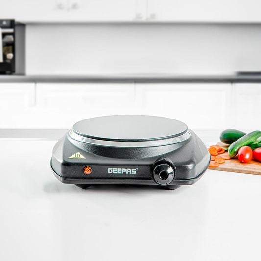 Portable Ceramic Electric Hot Plate Single 1200W GCP32025UK (Parcel Rate)