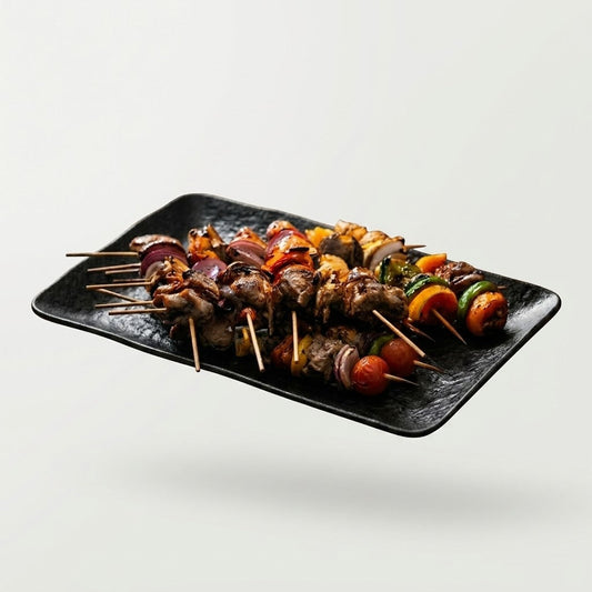 Black Plate 21 x 32 cm, 260g – SKU 8196
