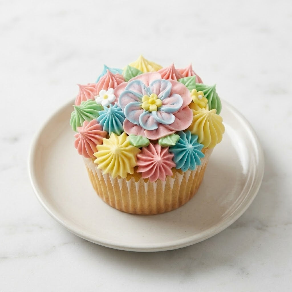 Metal Muffin Cupcake Baking Tray – 6 Cup Capacity, 26 x 18.5 cm, Black, SKU 6448/6484A