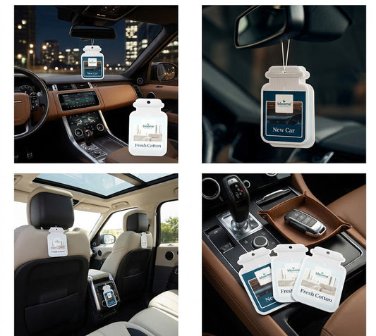 Candle Jar Air Freshener 3-Pack, 10cm Height, 25g Each – SKU 980970