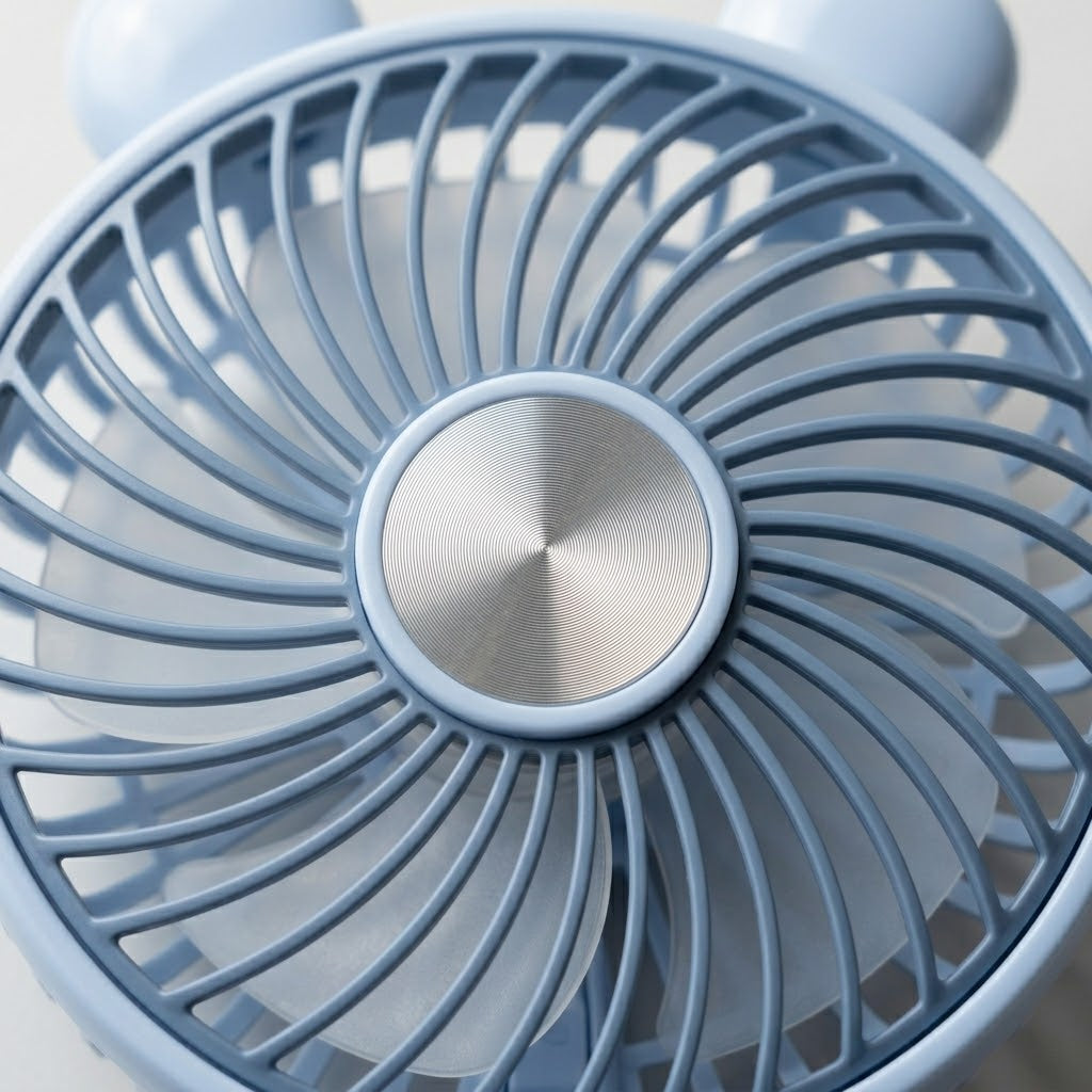 Mini Fan 21 x 11 x 5cm, 150g – Compact Cooling Solution, SKU 8230