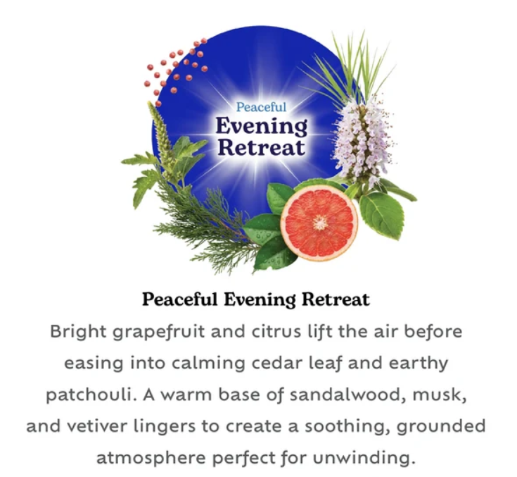 Plug-in with 20ml refill Evening Retreat 1.2kg SKU 324971