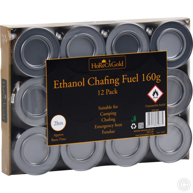 HorecaGold Ethanol Chafing Fuel 160g (2 hours) ST81984