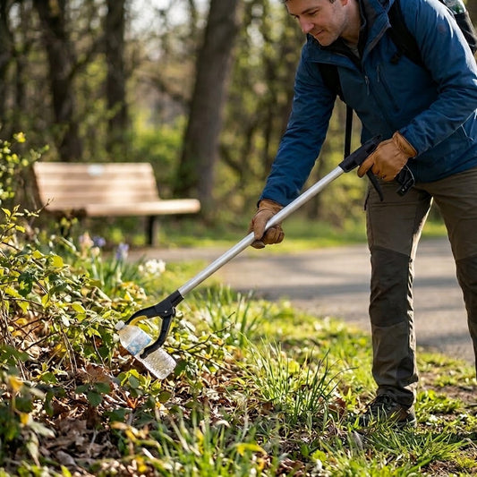Garden Tool Metal Garbage Grabber, Lightweight Aluminium Picker, SK28660