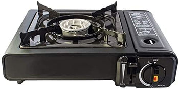 Portable Camping Gas Cooker Stove Single Burner With Carry Case 10121 SSS (Parcel Rate)