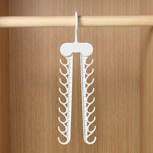 ABS Space-Saving Hanger with Multifunctional Clips – 36 x 9 x 2cm, 118g – SKU 8166