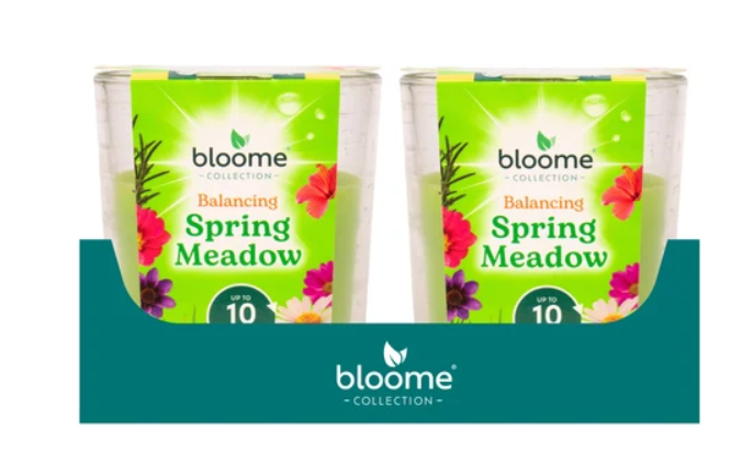 Bloome Glass Jar Candle 95g Spring Meadow SKU 324986