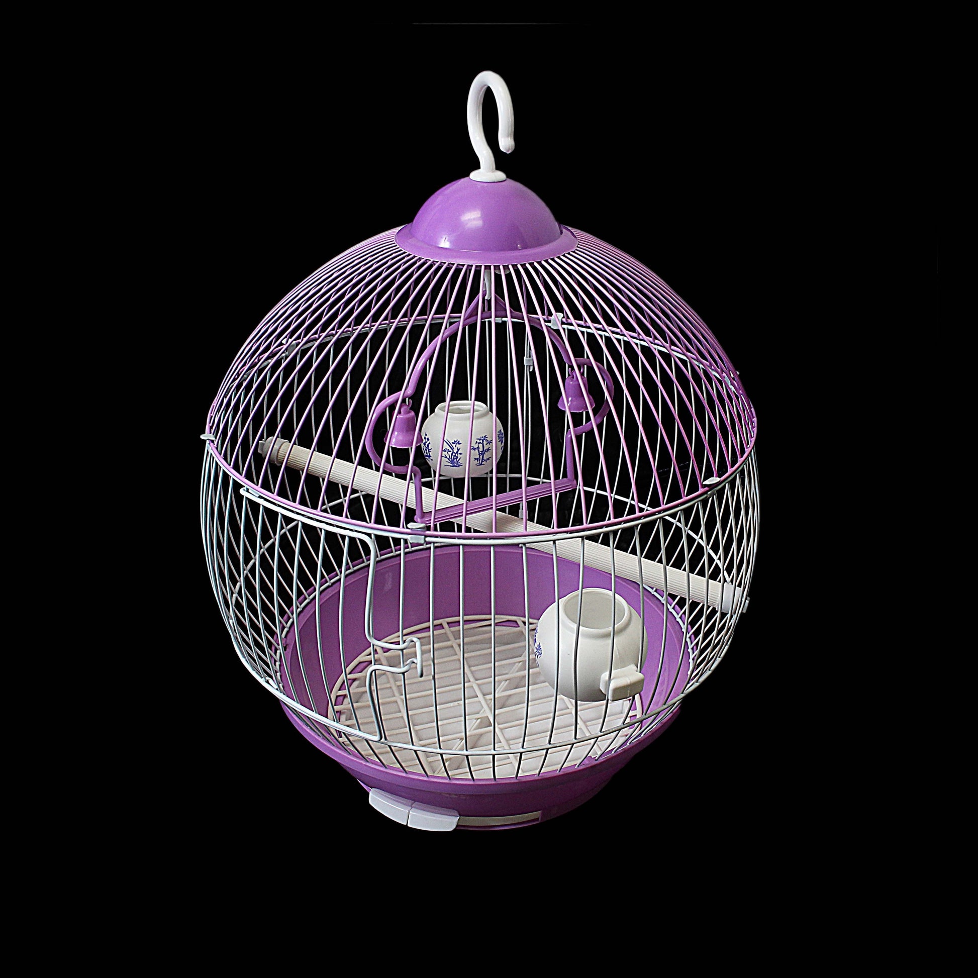 Round Bird Cage with Hanging Hook Assorted Colours 1921 A (Big