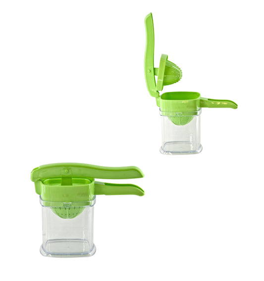 Plastic Manual Hand Press Lemon Orange Juice Squeezer Press 0.5L Assorted Colours SQ5279 / 9879 (Parcel Rate)