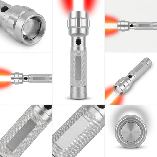 6 LED Ultra-Bright Handheld Flashlight with Anti-Slip Grip, SKU 1111