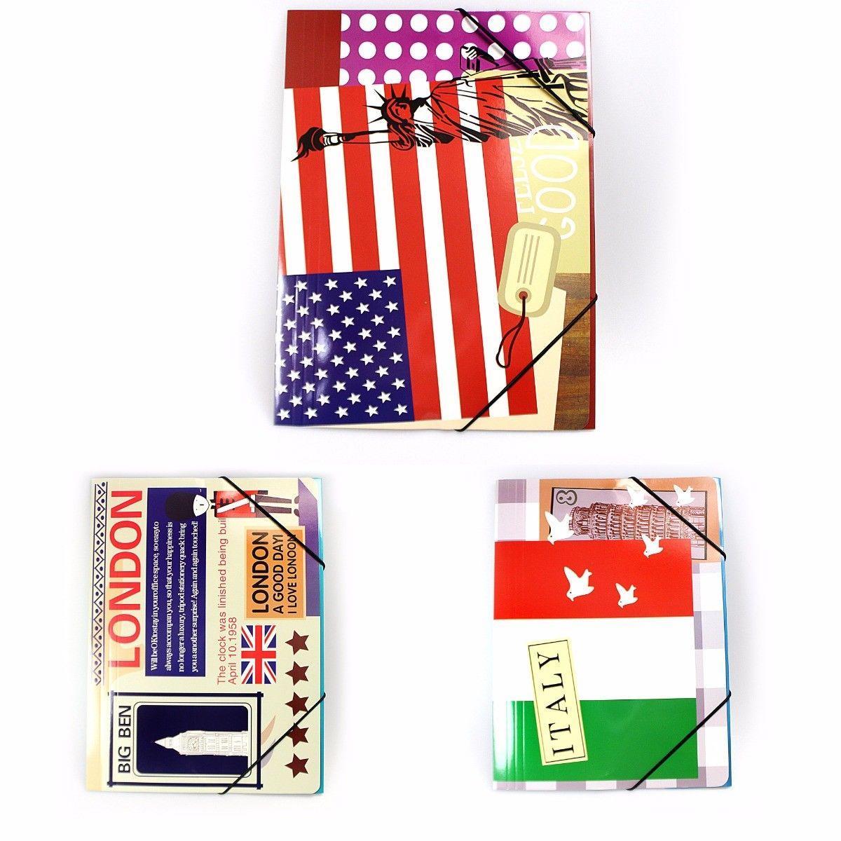 A4 Paper Folder Assorted Designs 0026 – [C3 M8W] Manchester Wholesale