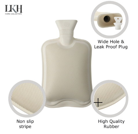 Hot Water Bottle and Slipper Gift Set SKU 9234