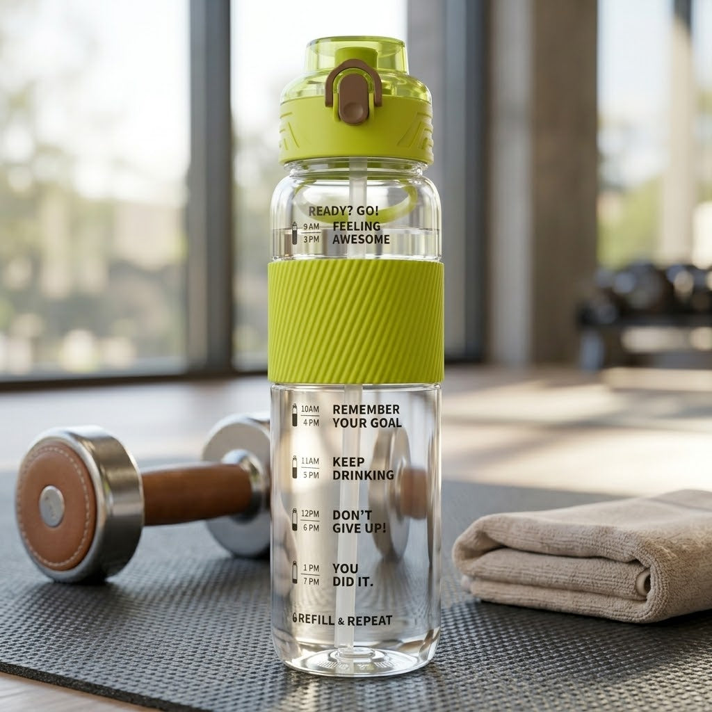 Water Bottle Assorted Colours 27x9x7cm 184g SKU 8217