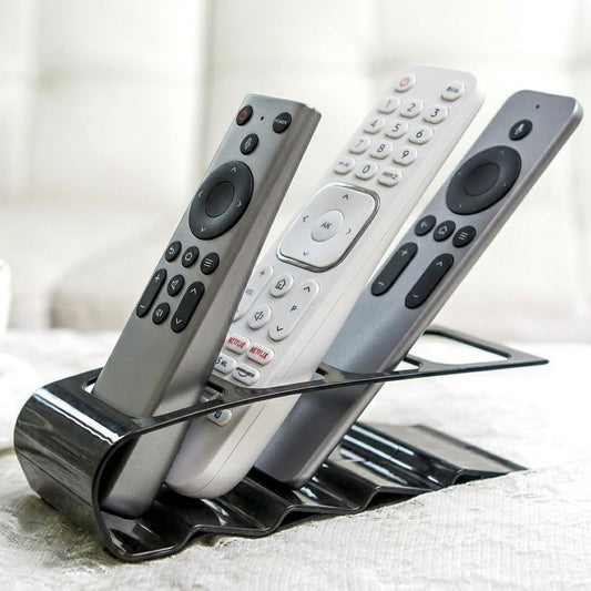 Remote Control Organiser with 4 Storage Compartments – 20.5cm x 7.3cm x 9cm, SKU 3847