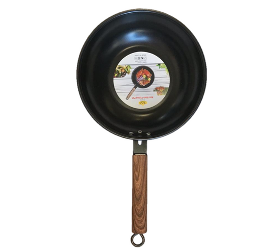 High Wall Non-Stick Flat Base Wok Frying Pan 32 cm 7407