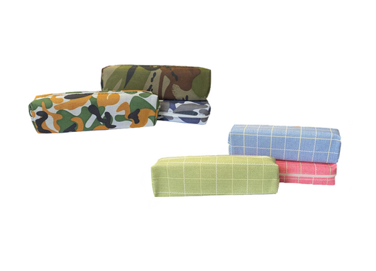 Stationery Pencil Case 19.5 x 5 x 4cm Assorted Designs and Colours 7946 (Parcel Rate)